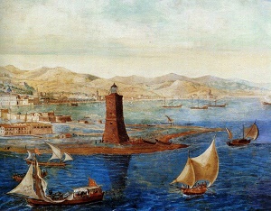 Antonino Ioli, 1760, Il porto di Messina (particolare)